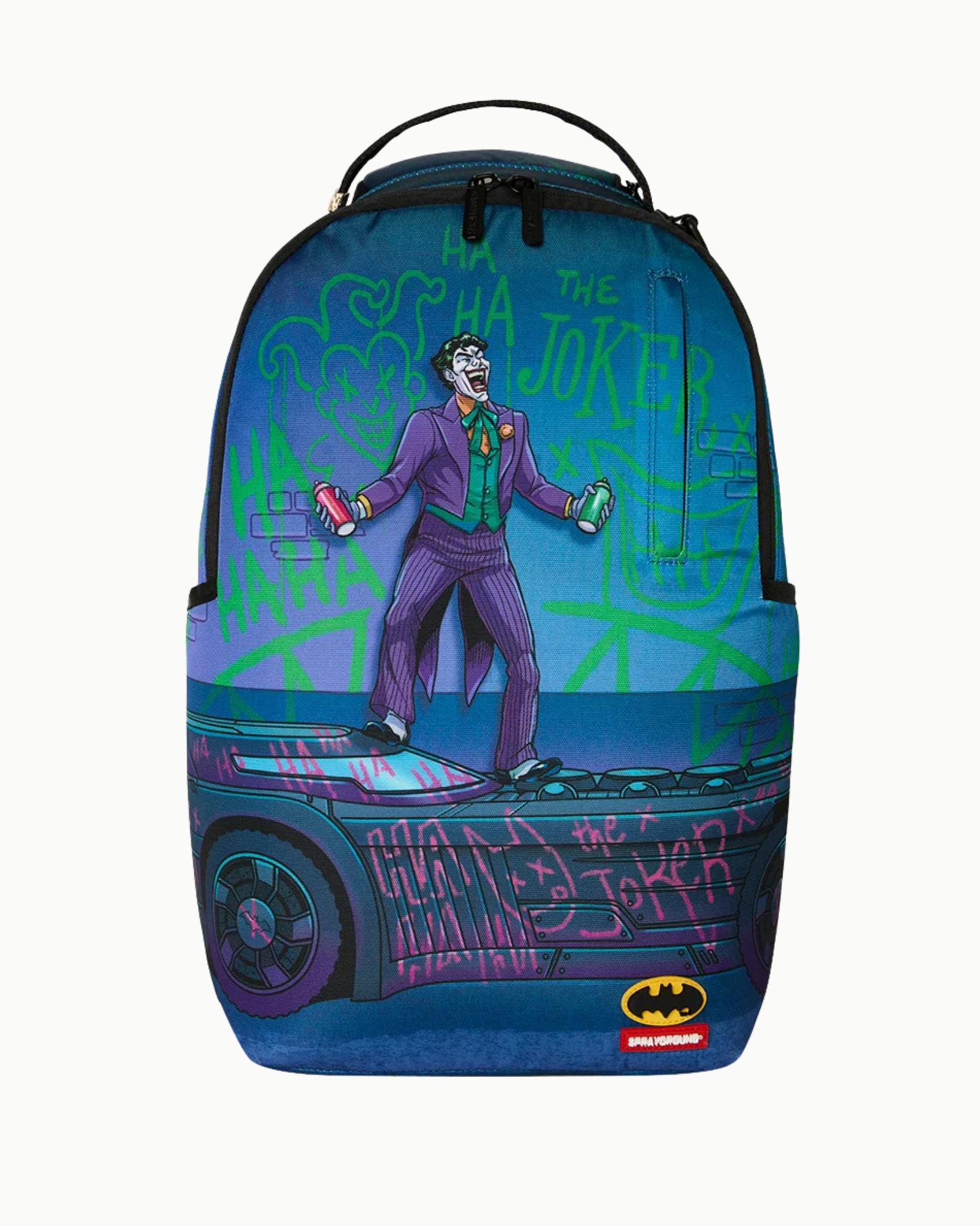 BATMAN JOKER ON THE BATMOBILE BACKPACK